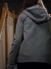 Nancy Wheeler Stranger Things Grey Hooded Jacket
