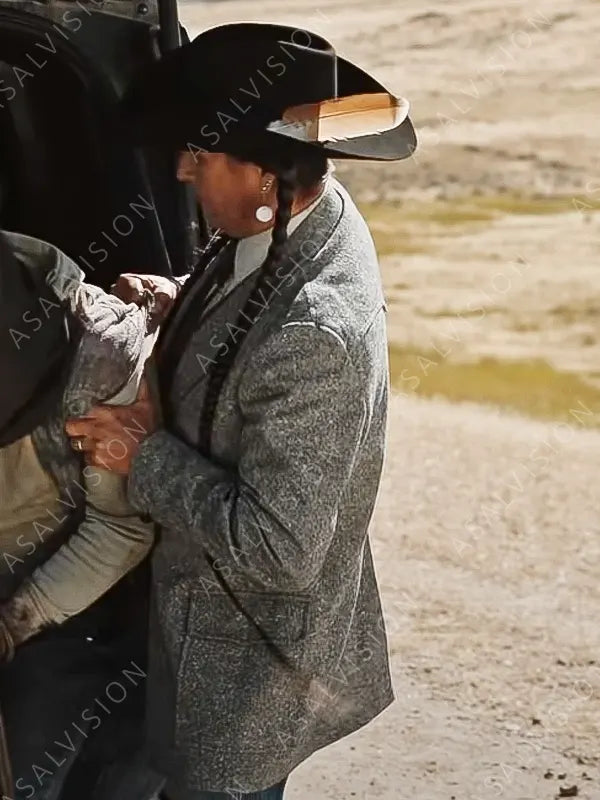 Mo Brings Plenty Yellowstone Season 4 Grey Blazer