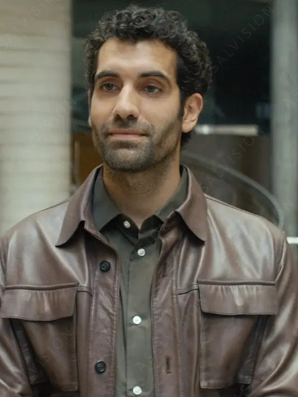 Gangs Of Galicia Tamar Novas Brown Leather Jacket