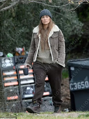 The Mother Jennifer Lopez Shearling Jacket