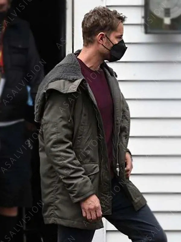 The Noel Diary Justin Hartley Parka Jacket