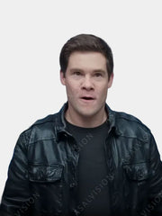The Out-Laws 2023 Owen Browning Black Leather Jacket