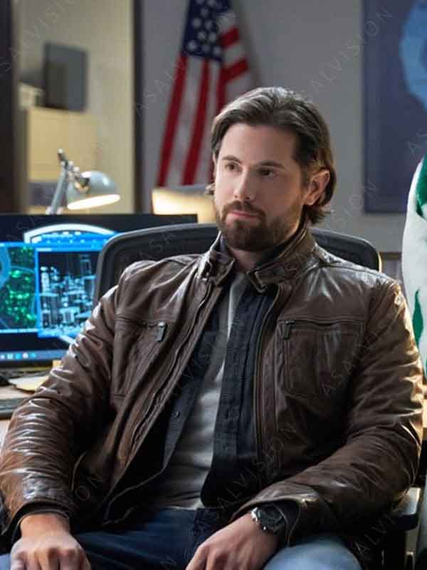 Tipline Mysteries Dial 1 For Murder Beeks Brown Leather Jacket