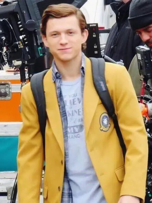 Spiderman Homecoming Peter Parker Yellow Blazer