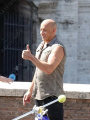 Fast X Vin Diesel Gray Vest