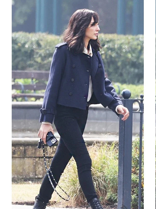 Gal Gadot Heart of Stone 2023 Blue Jacket