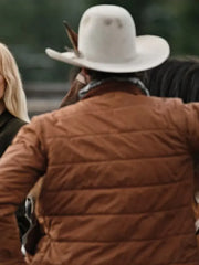 Walker Yellowstone Puffer Brown Jacket