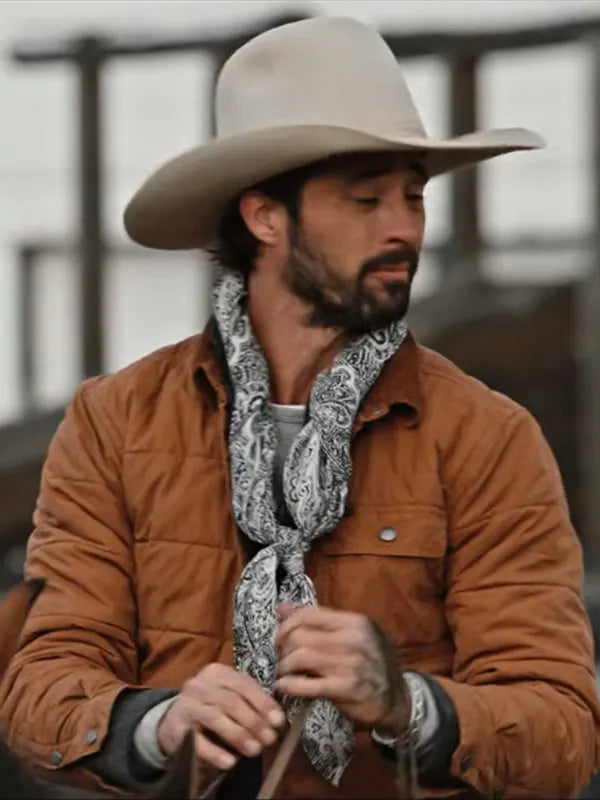Walker Yellowstone Puffer Brown Jacket