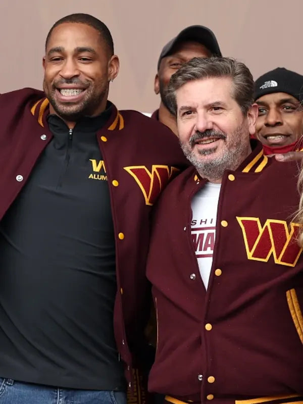 Washington Commanders Varsity Bomber Jacket