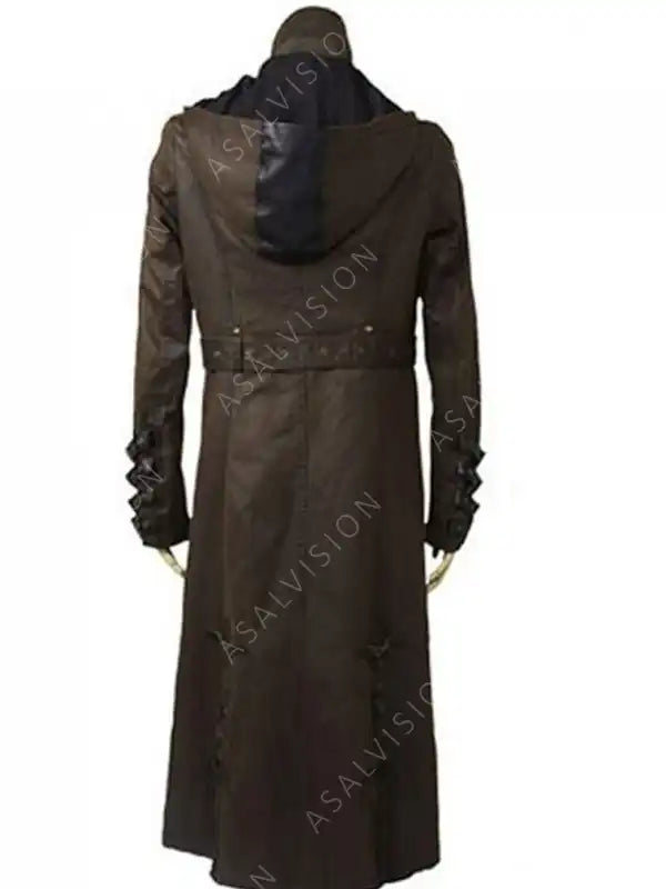 Steampunk and Post-Apocalyptic Wasteland Hooded Coat