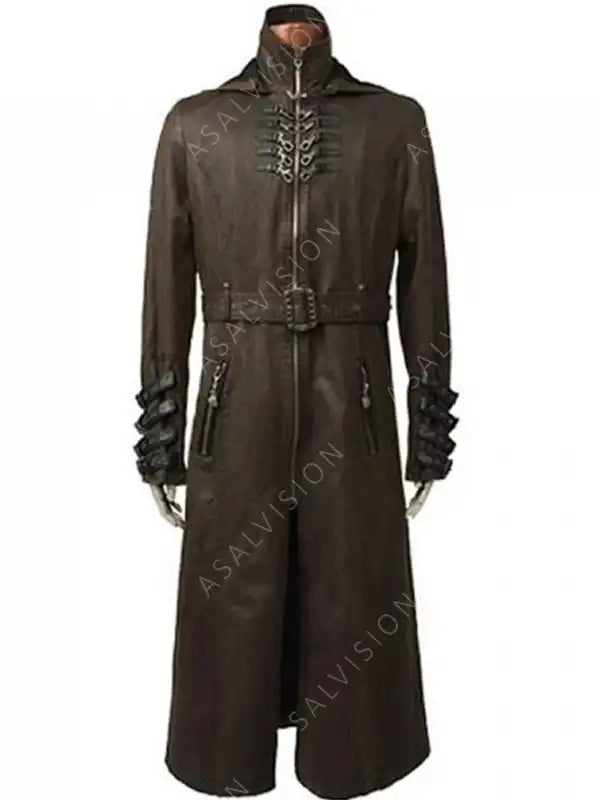 Steampunk and Post-Apocalyptic Wasteland Hooded Coat