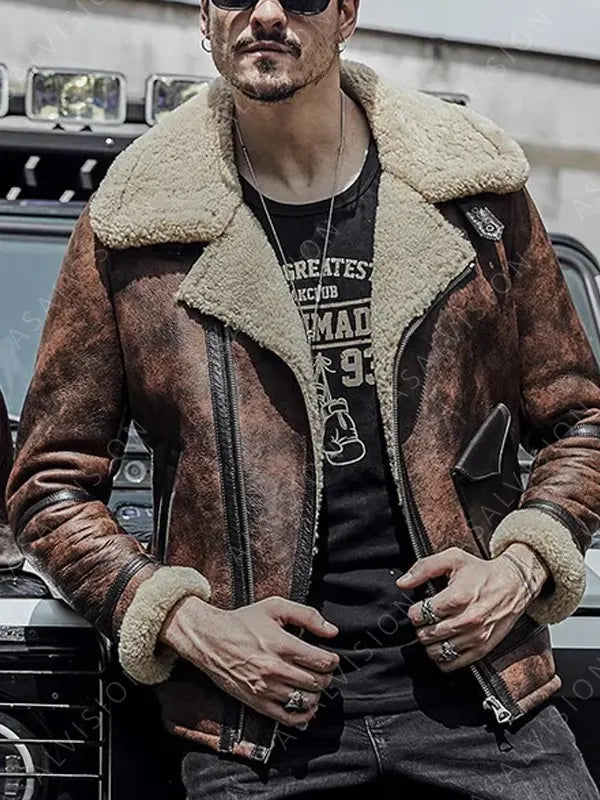 Werner Shearling Leather Jacket