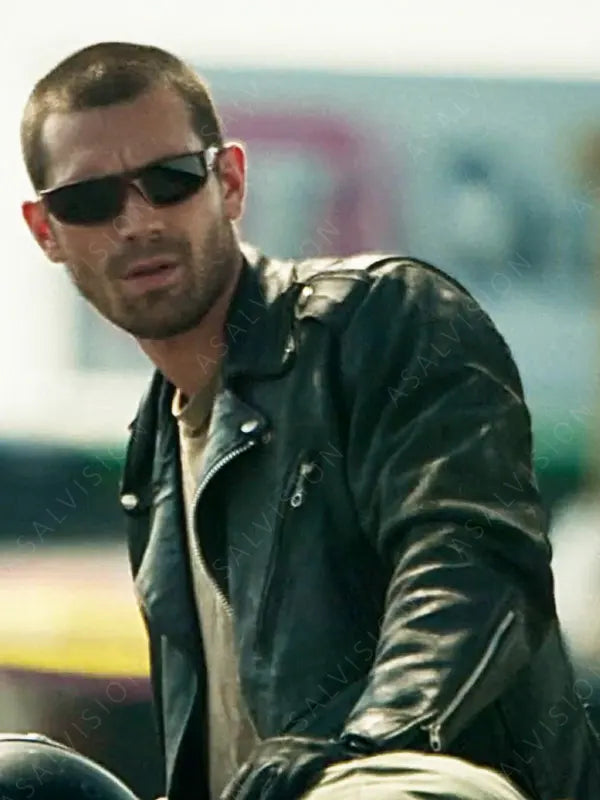 One Fast Move 2024 Wes Neal Leather Black Jacket