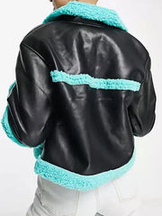 Girls5eva S02 Wickie Roy Leather Shearling Jacket