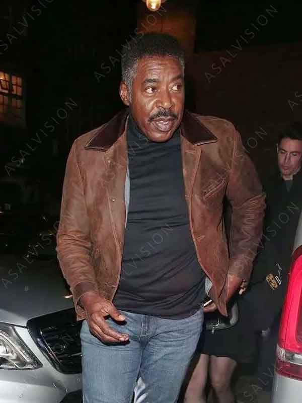 Ghostbusters Frozen Empire 2024 Ernie Hudson Leather Jacket
