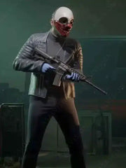 Wolf Payday 3 Black Leather Jacket