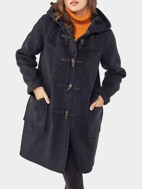 Women's Duffle Coat - Black