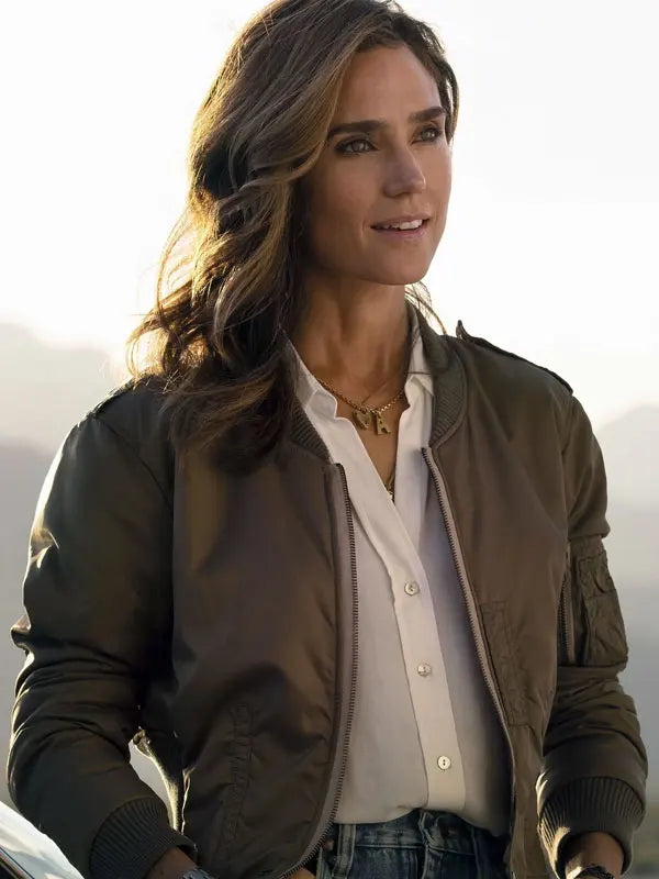 Women's Top Gun Maverick Penny Benjamin Brown Jacket