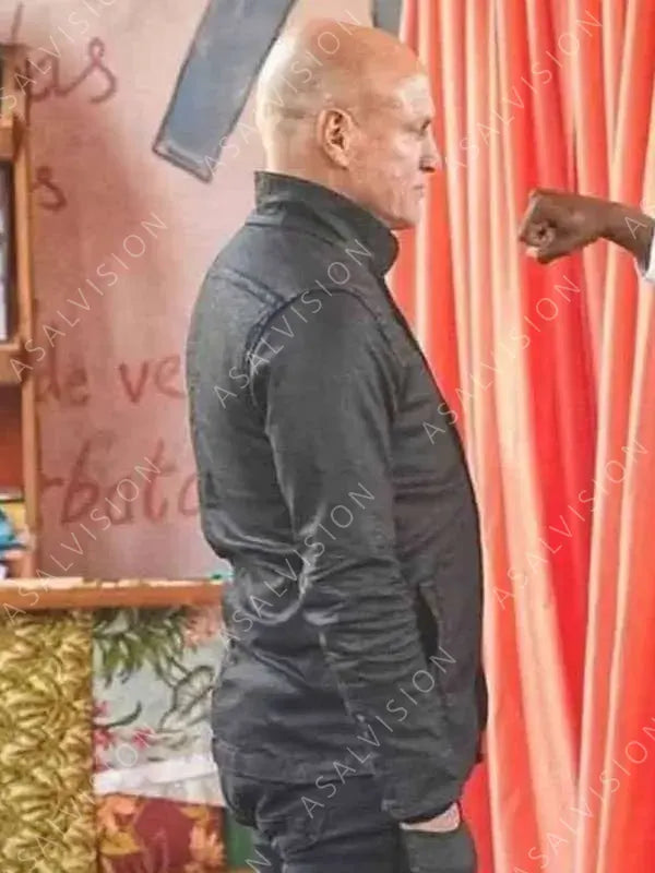 The Man from Toronto Woody Harrelson Black Jacket