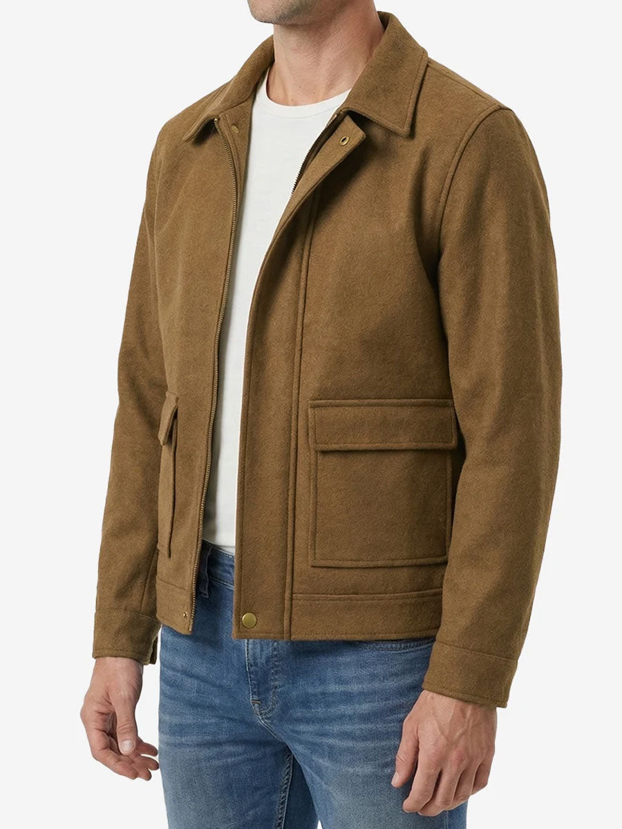 Yorksen Brown Wool Jacket
