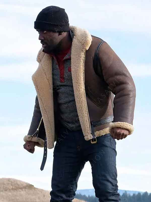 Wynonna Earp Season 4 Agent Dolls Brown Shearling Jacket