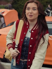 XO Kitty Season 2 Red Varsity Jacket
