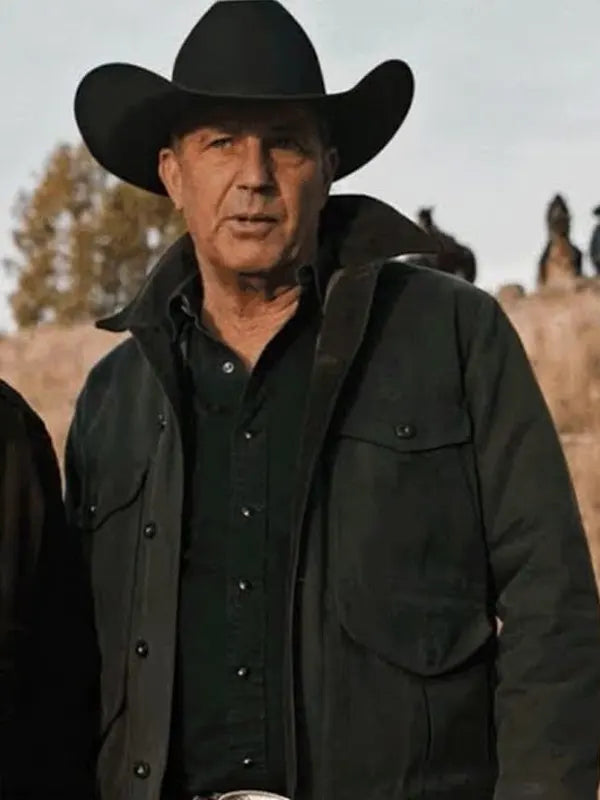 Kevin Costner Yellowstone John Dutton Grey Jacket