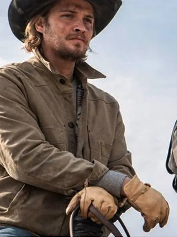 Luke Grimes Yellowstone Kayce Dutton Brown Jacket
