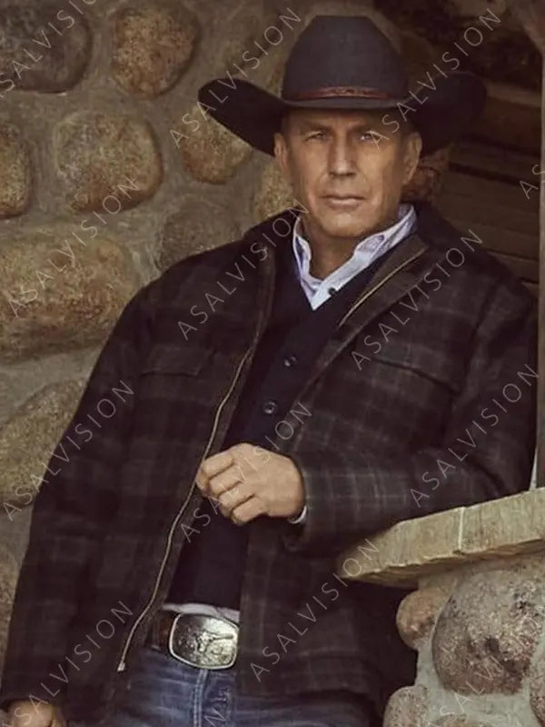 Yellowstone John Dutton Plaid Jacket