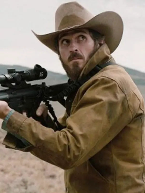 Dave Annable Yellowstone Brown Cotton Jacket