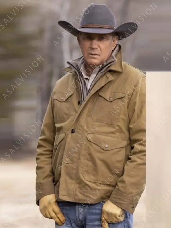 John Dutton Yellowstone Cotton Brown Jacket