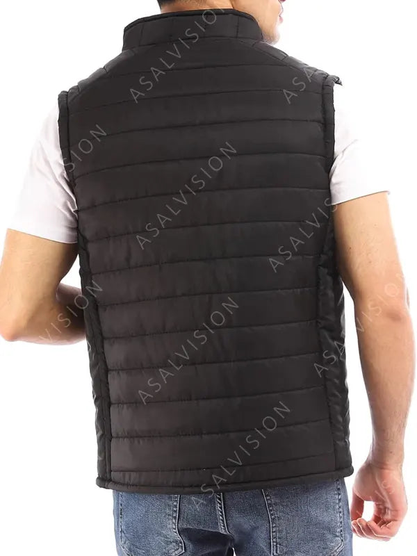Your Place or Mine Peter Coleman Puffer Black Vest