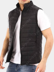Your Place or Mine Peter Coleman Puffer Black Vest