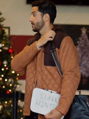 Mom's Christmas Boyfriend 2023 Zach Smadu Quilted Jacket