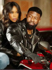 Mea Culpa 2024 Zyair Malloy Black Leather Jacket